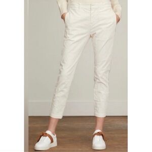 Nili Lotan Tel Aviv stripe Textured cotton Jeans Pants size 0